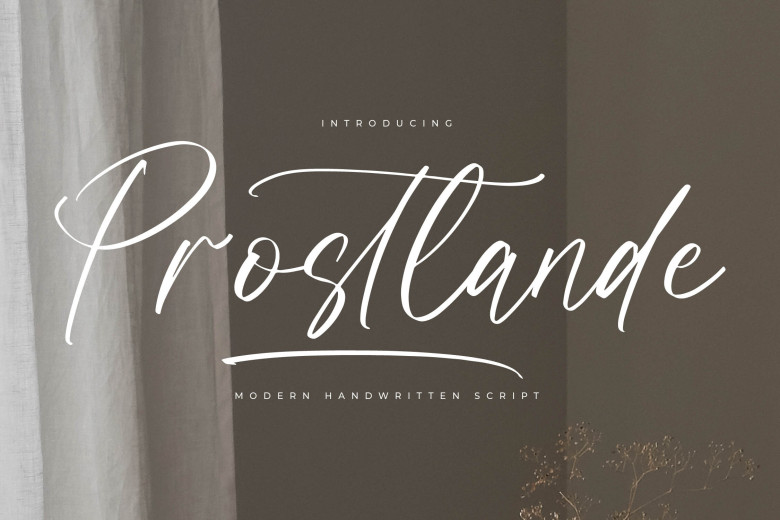 Prostlande Font