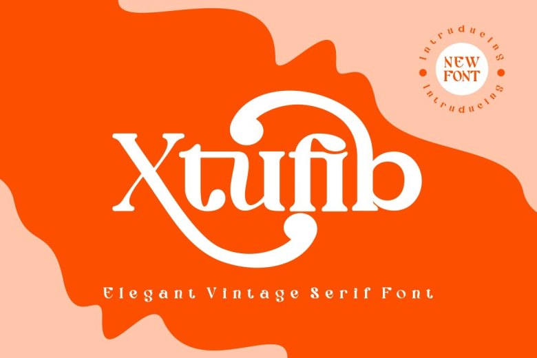 Xtufib Font