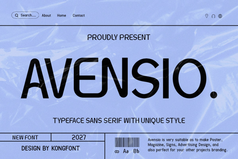 Avensio Font