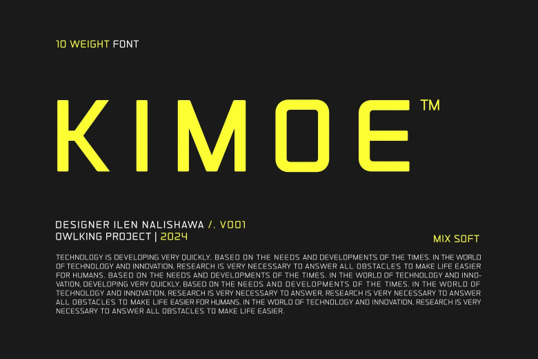 Kimoe Soft 001 Font Family