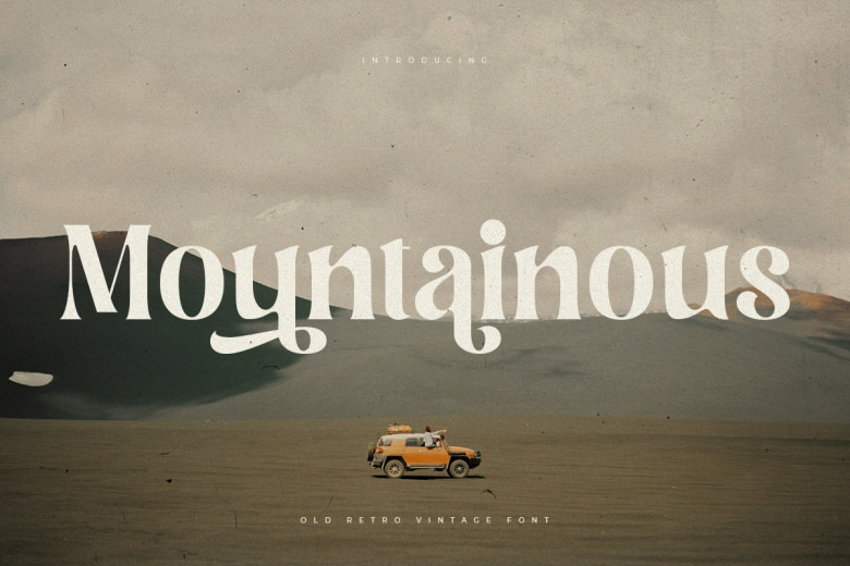 Montainous Font