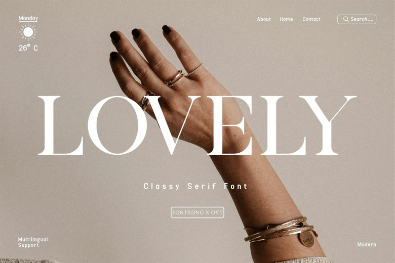 Lovely Classy Font