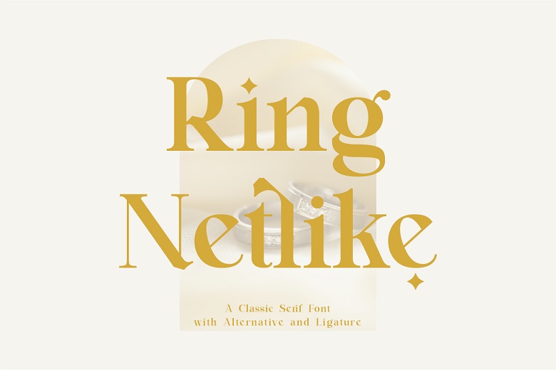 Ring Netlike Font