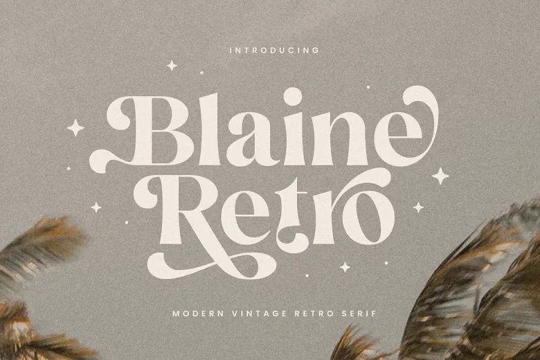 Blaine Retro Font