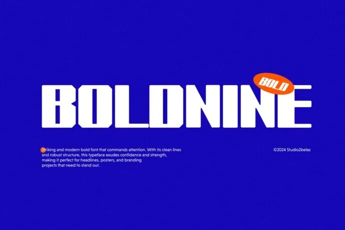 Boldnine Font
