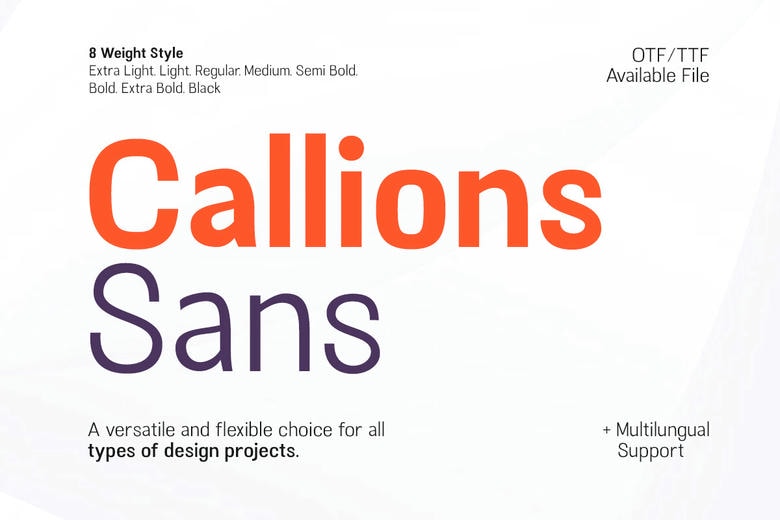 Callions Font Family