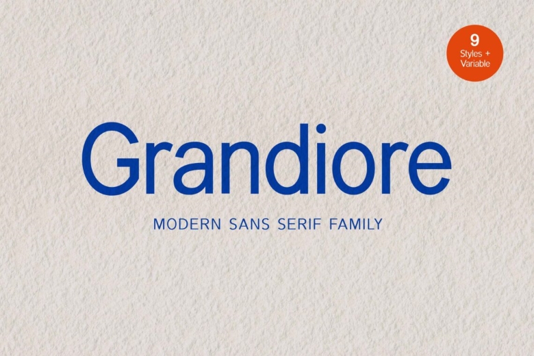 Grandiore Font Family