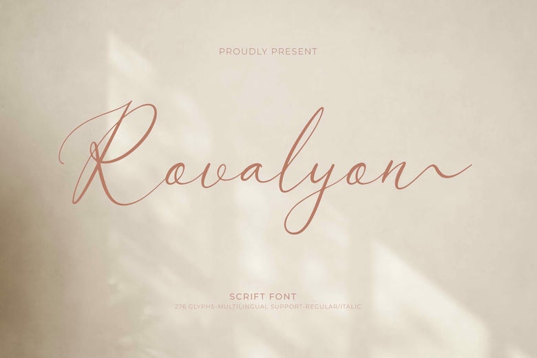 Rovalyon Font