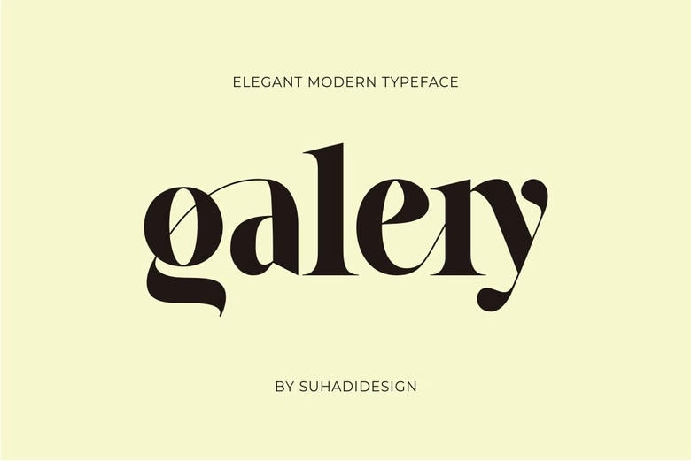 Galery Font