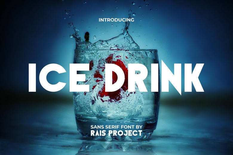 Ice Drink Font