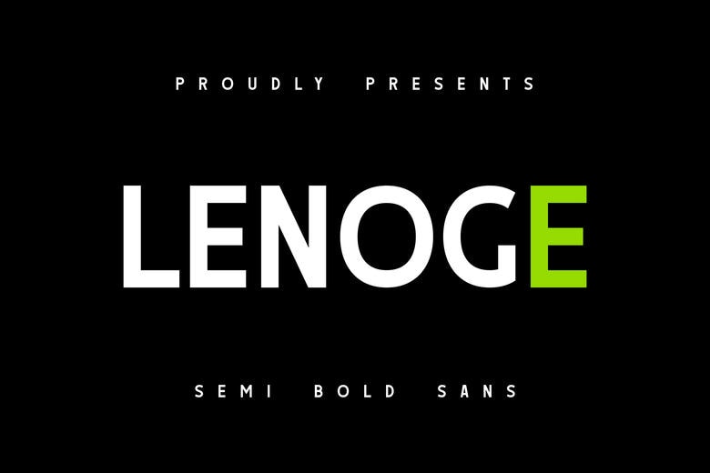 Lenoge Font