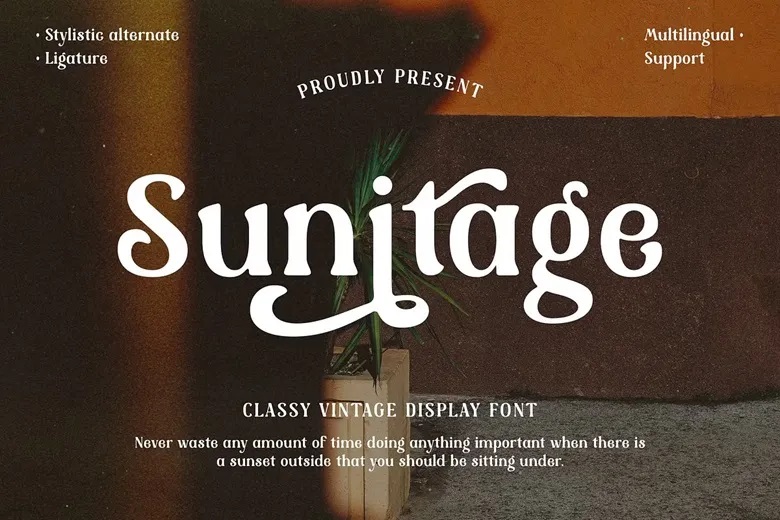 Sunitage Font