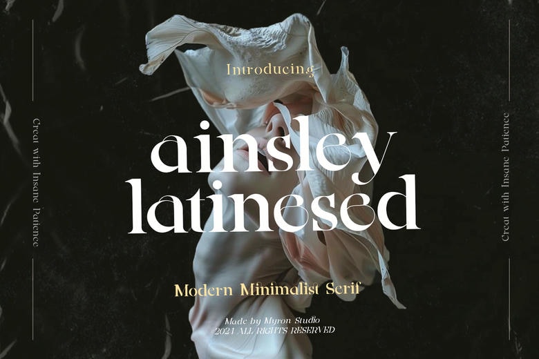 Ainsley Latinesed Font