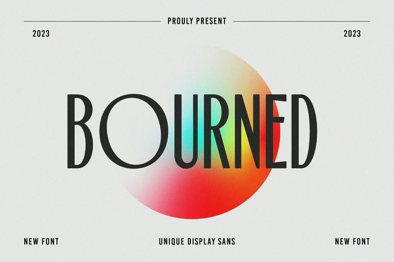 Bourned Font