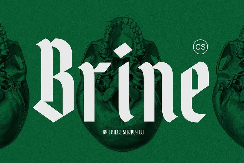 CS Brine Font
