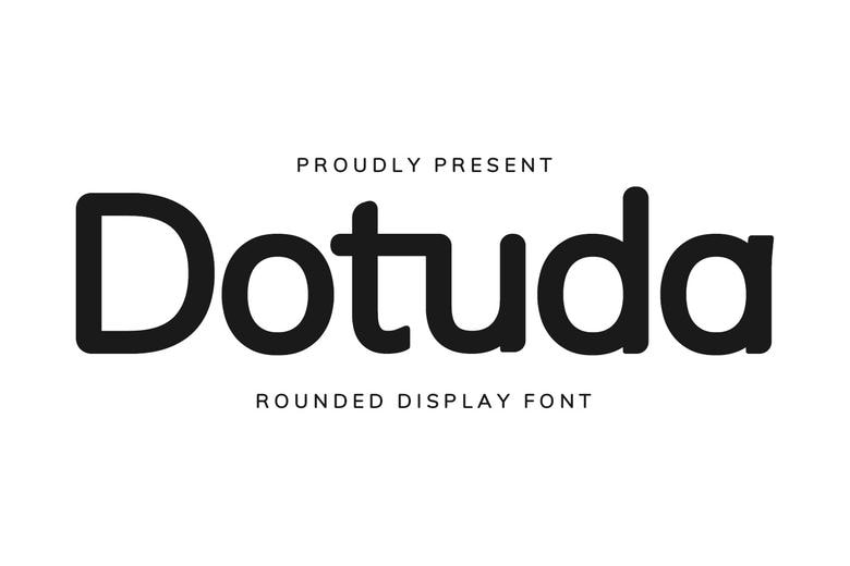Dotuda Font