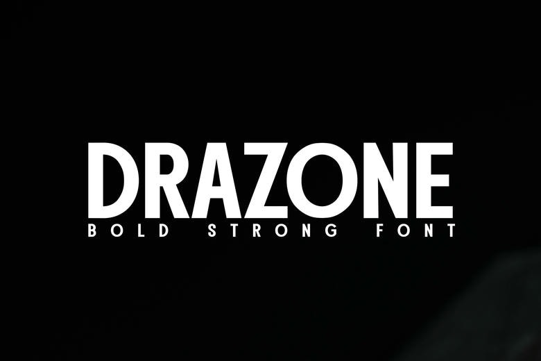 Drazone Strong Font