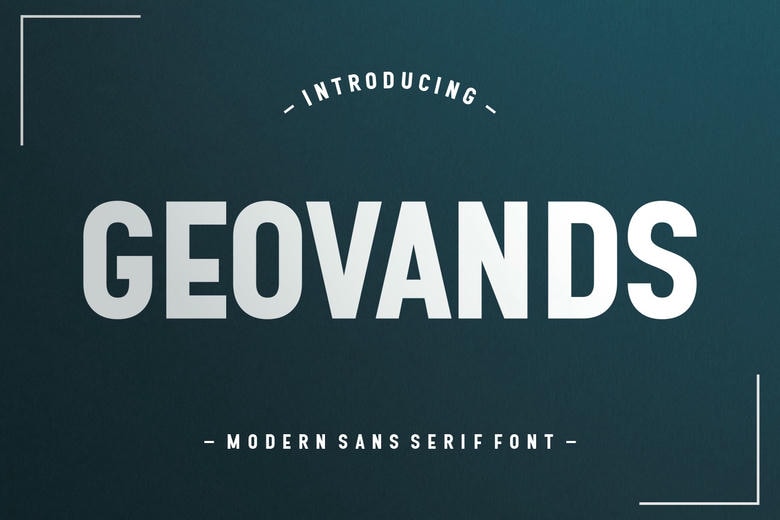 Geovands Font
