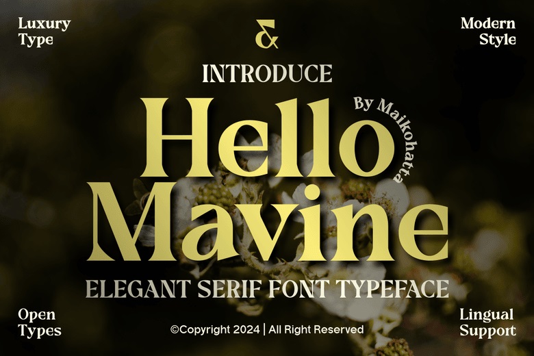 Hello Mavine Font