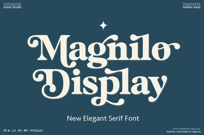 Magnilo Display Font