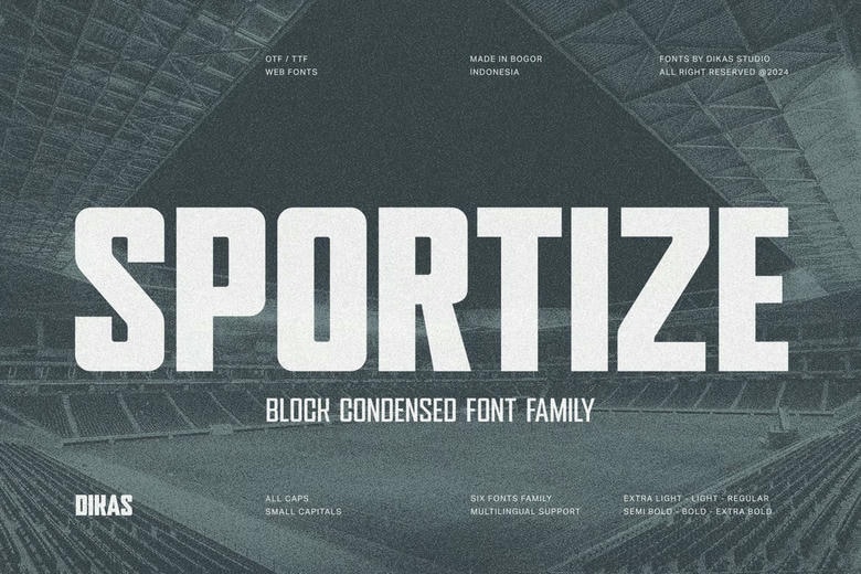 Sportize Font