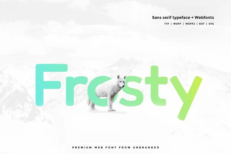 Frosty Font