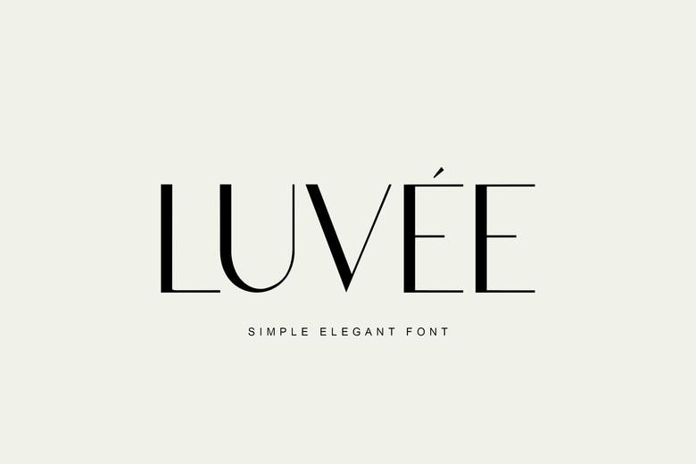 Luvee Font