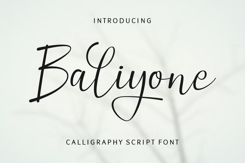 Baliyone Font
