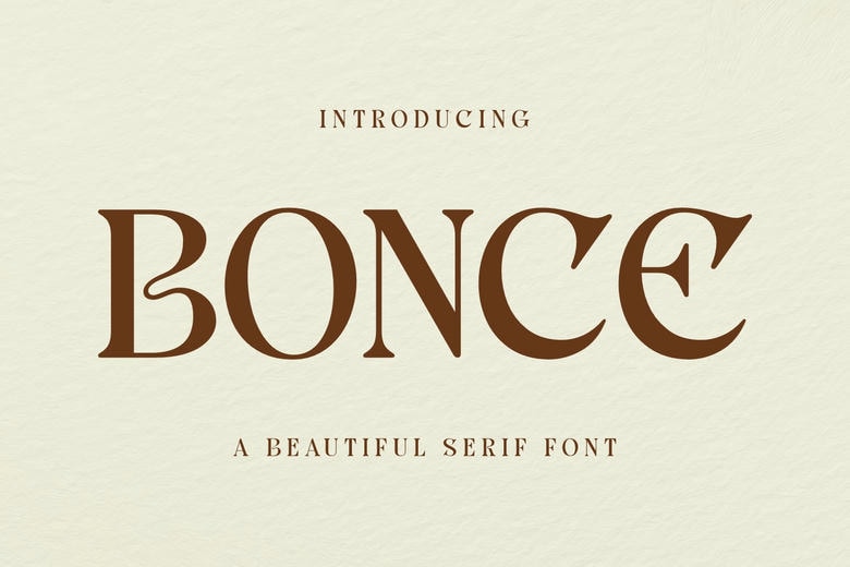 Bonce Font