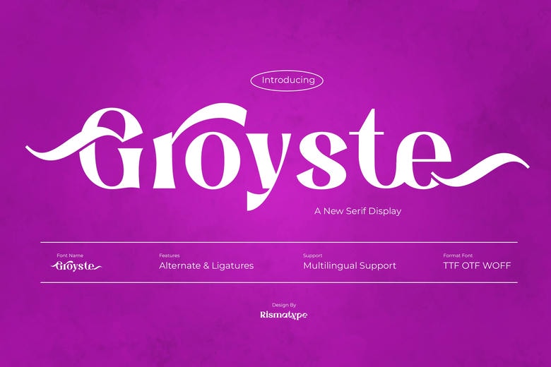 Groyste Font