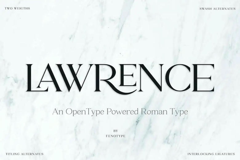Lawrence Font