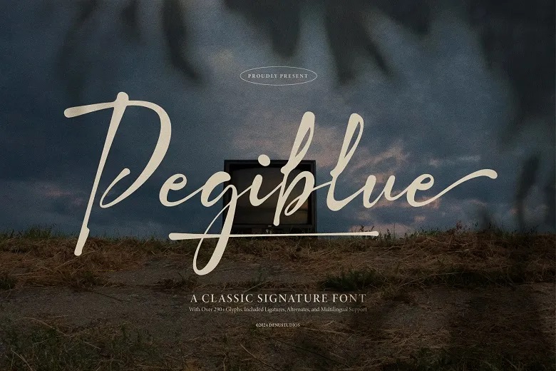 Pegiblue Font