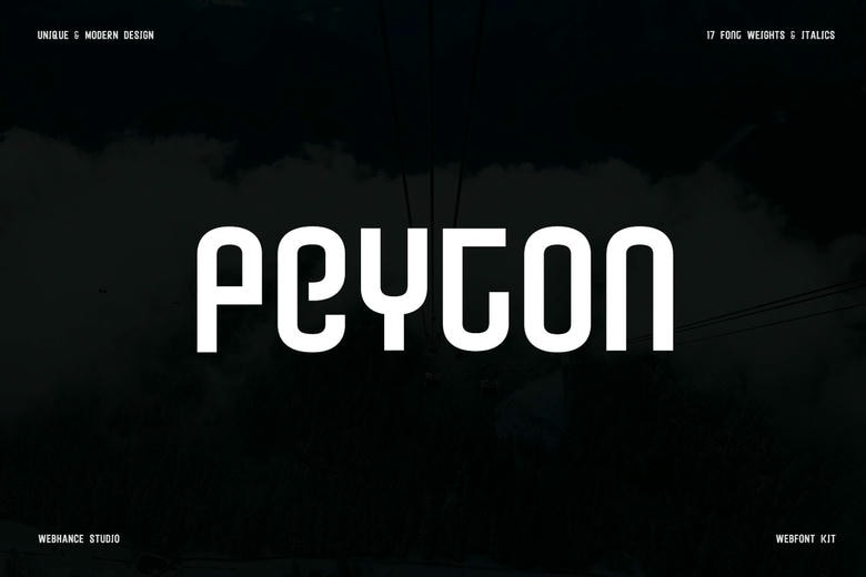 Peyton Font Family