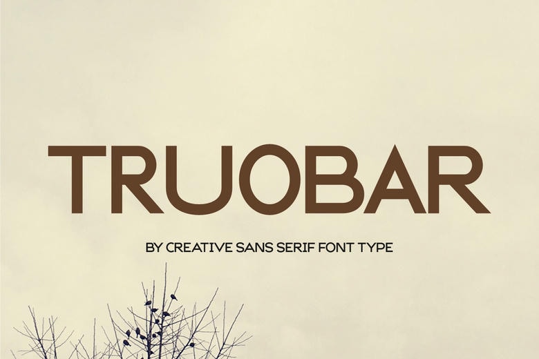 Truobar Font