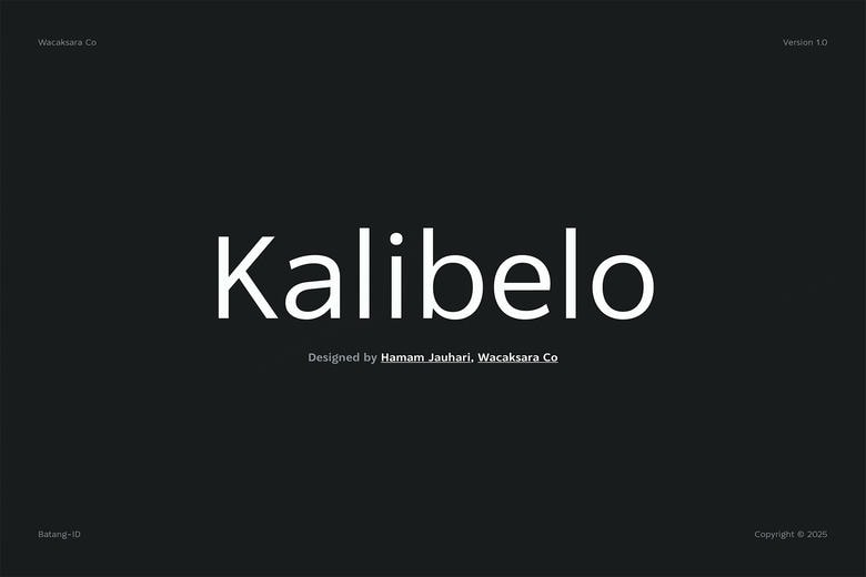 Kalibelo Font