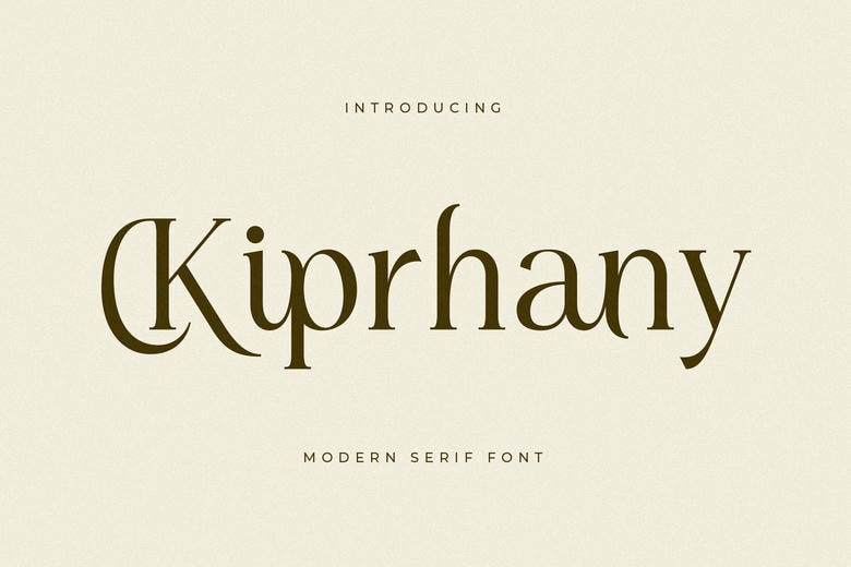 Kiprhany Font