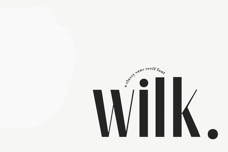 Wilk Font
