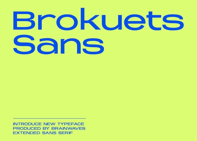 Brokuets Sans Font