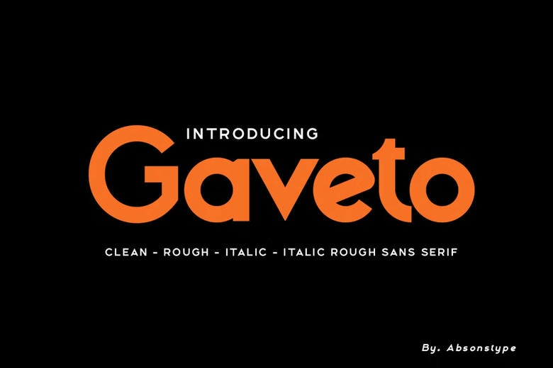 Gaveto Font