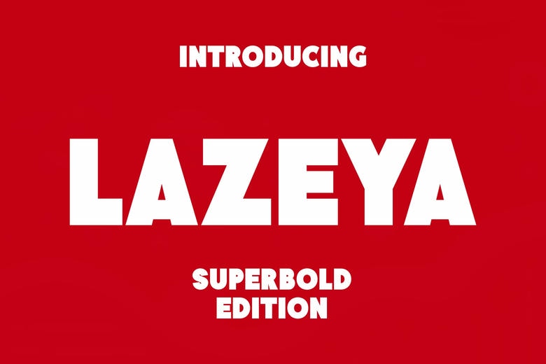 Lazeya Font