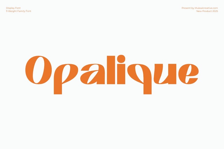Opalique Font
