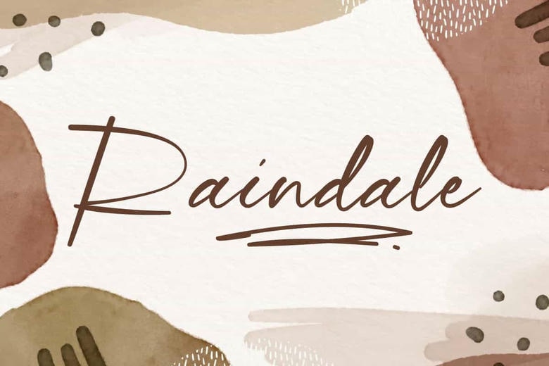 Raindale Font