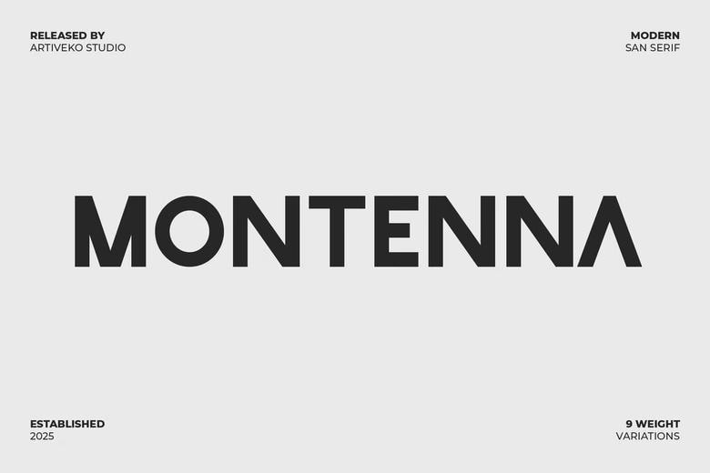 Montenna Font