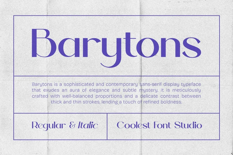 Barytons Font