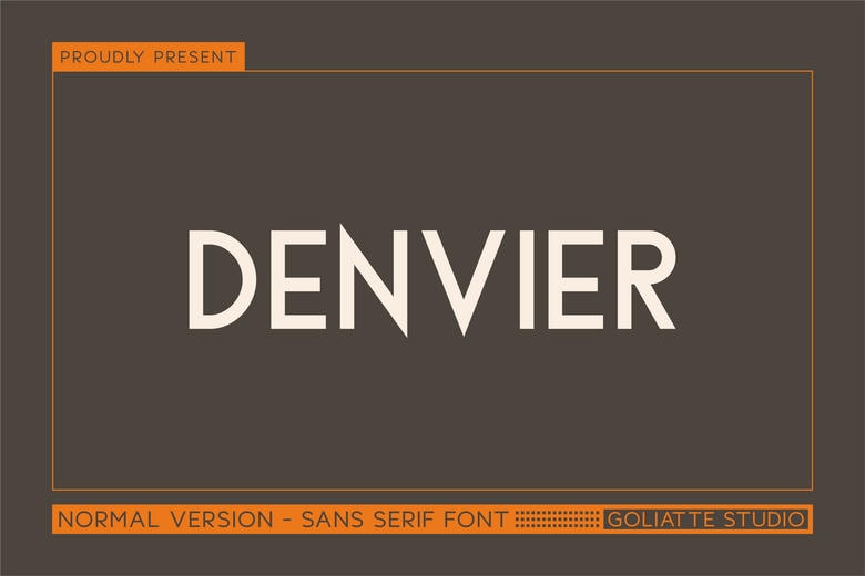 Denvier Font
