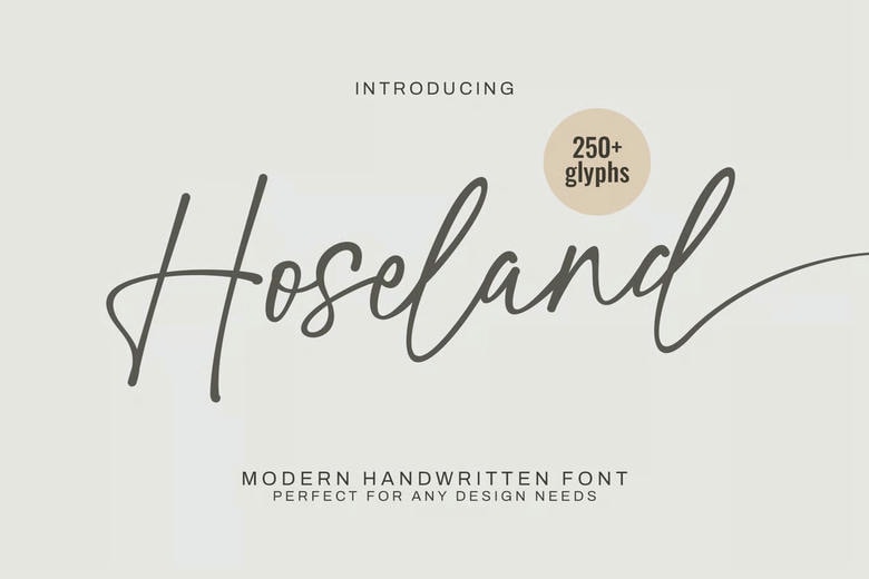 Hoseland Font