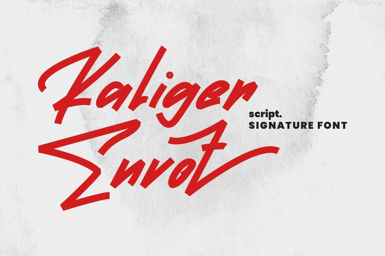 Kaliger Envot Font