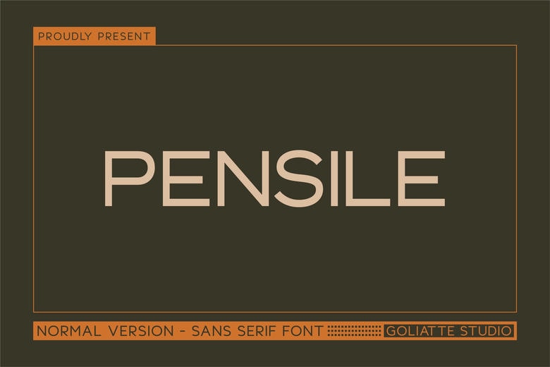 Pensile Font