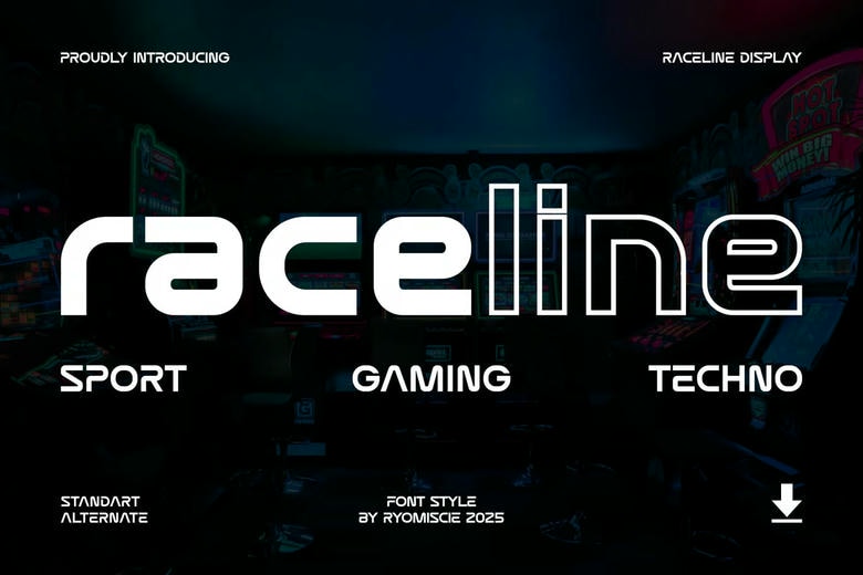 Raceline Sans Font