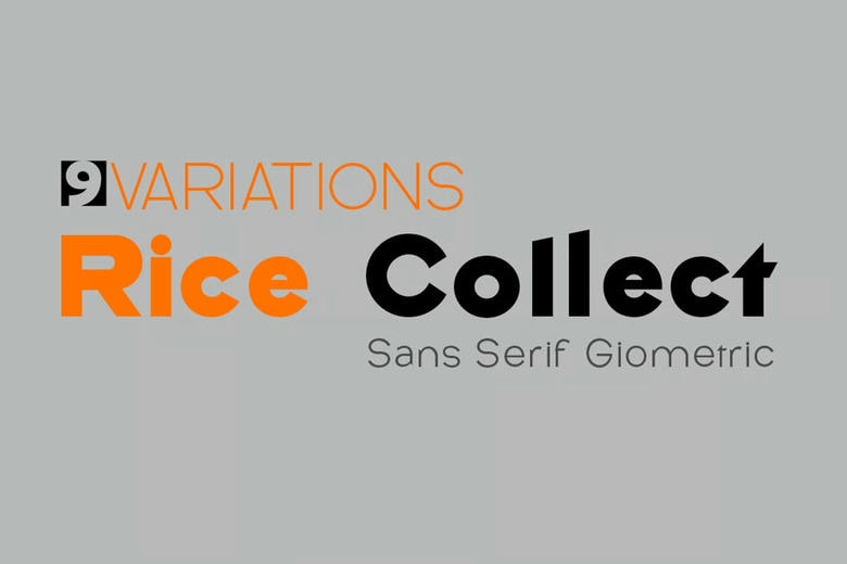 Rice Collect Font